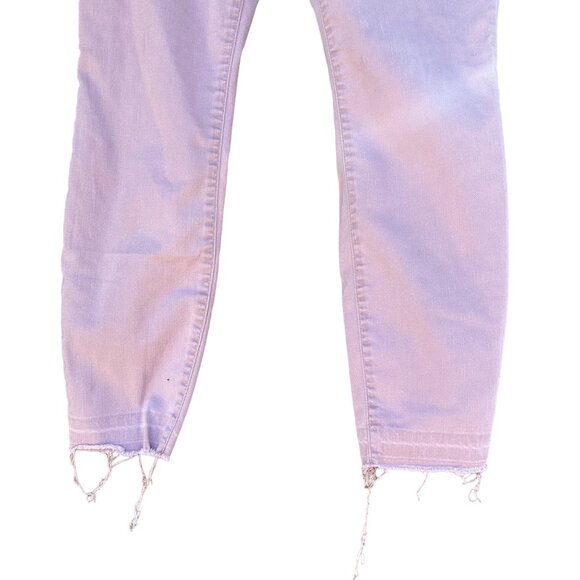 Rewash Mauve Jeggings Cut Off Crop AnkleLight Pink Jeans Size 11 - Picture 10 of 13